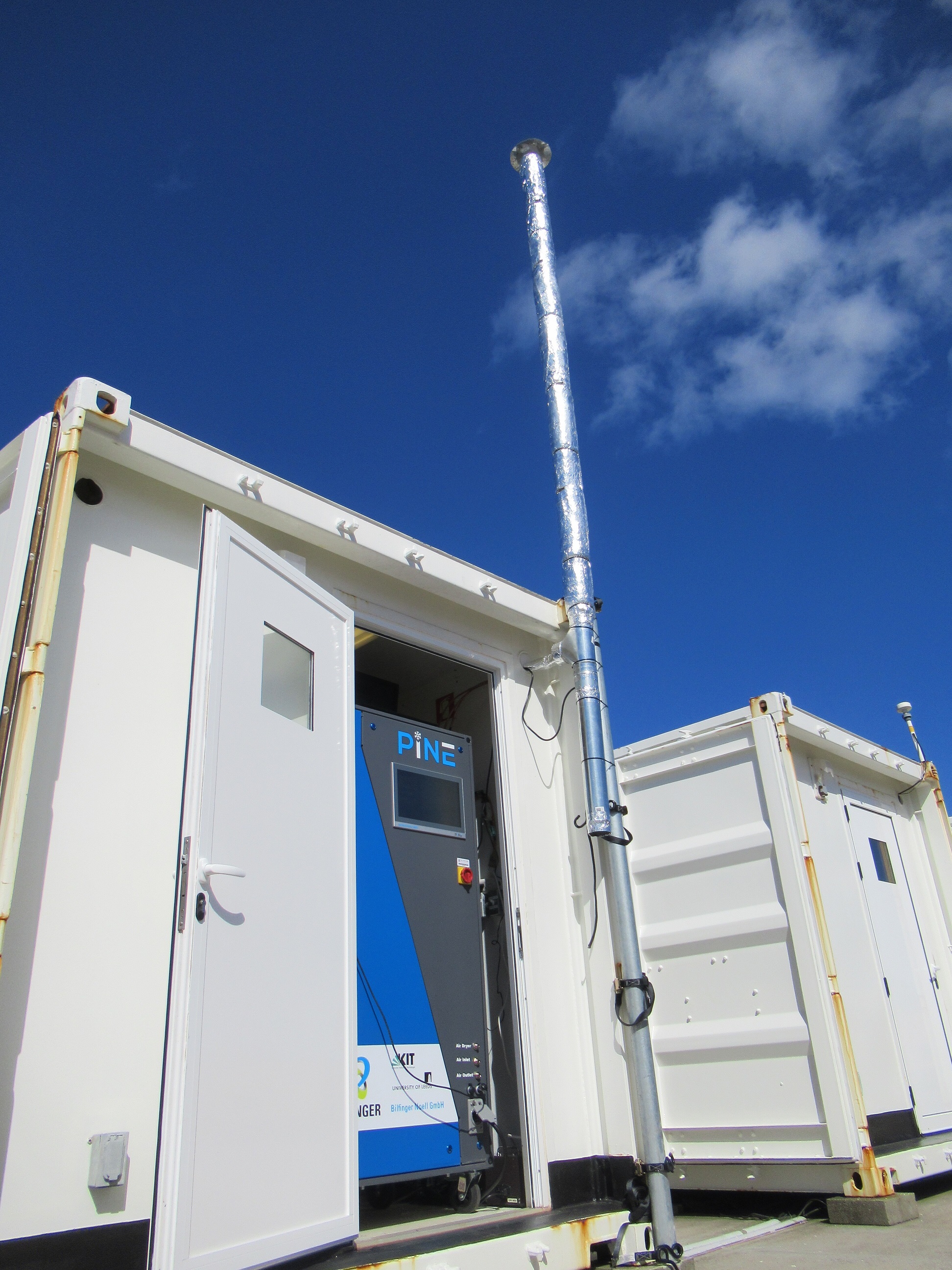 Portable Ice Nucleation Experiment (PINE) chamber operates at ARM's Eastern North Atlantic observatory