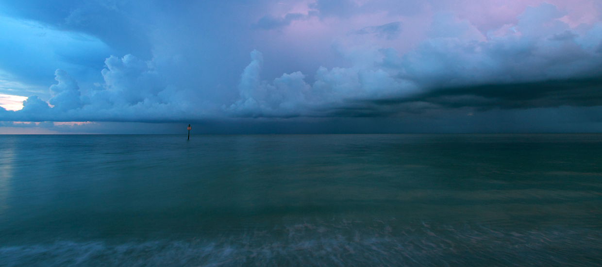 clouds near biscayne bay